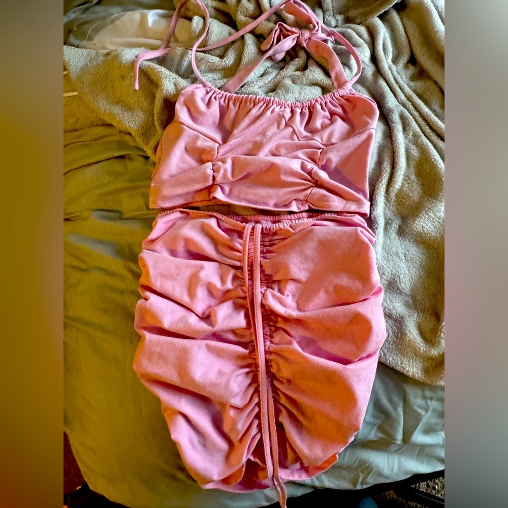 pink two pice set 🩷